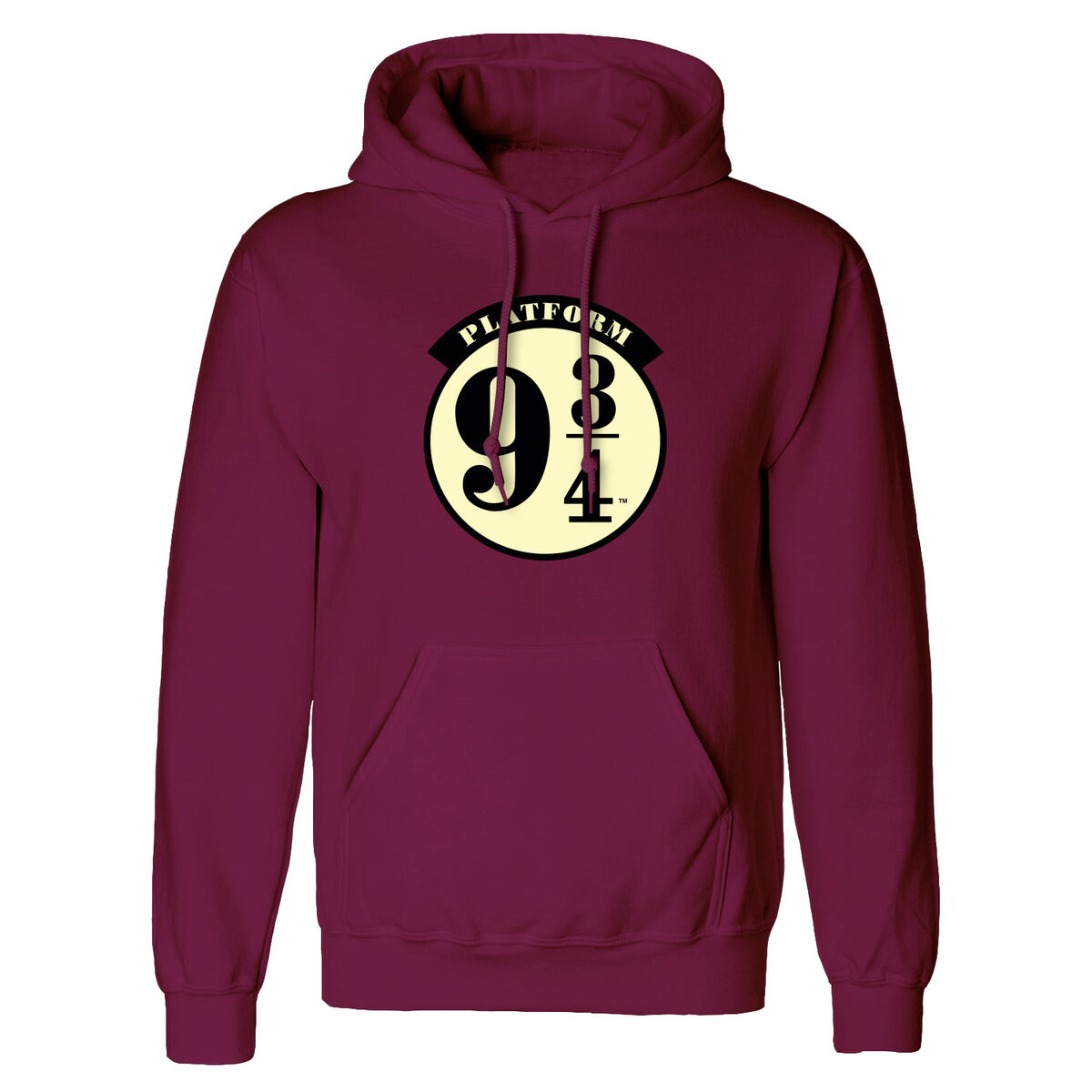 Unisex Hoodie Harry Potter Platform 9 and 3 Quarters Burgundy Unisex Hoodie Harry Potter Platform 9 and 3 Quarters Burgundy