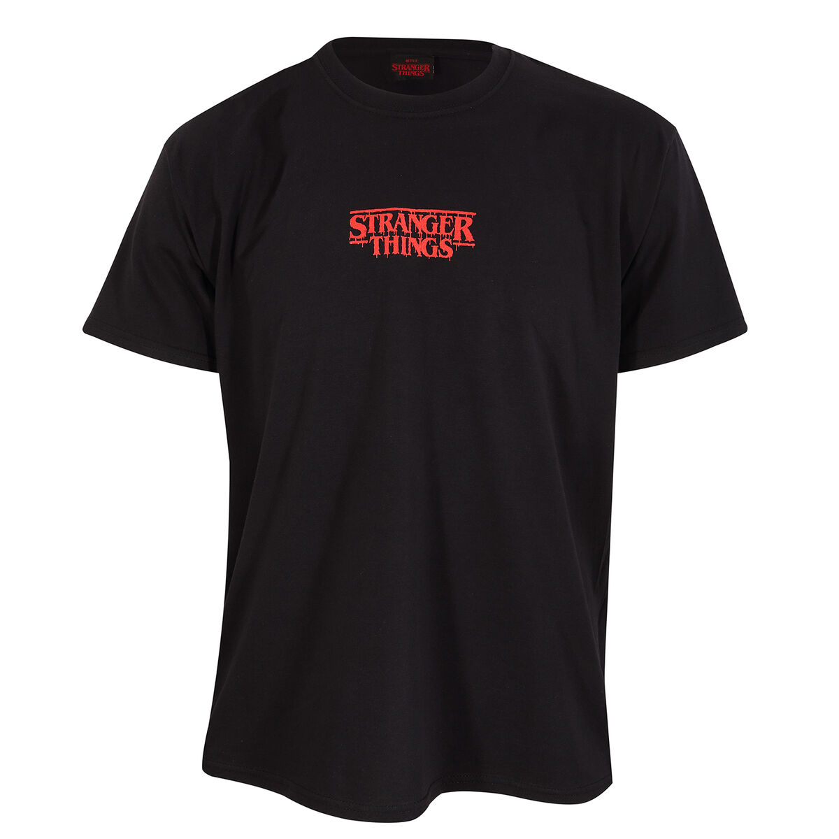 Short Sleeve T-Shirt Stranger Things Demogorgon Upside Down Black Unisex Short Sleeve T-Shirt Stranger Things Demogorgon Upside Down Black Unisex