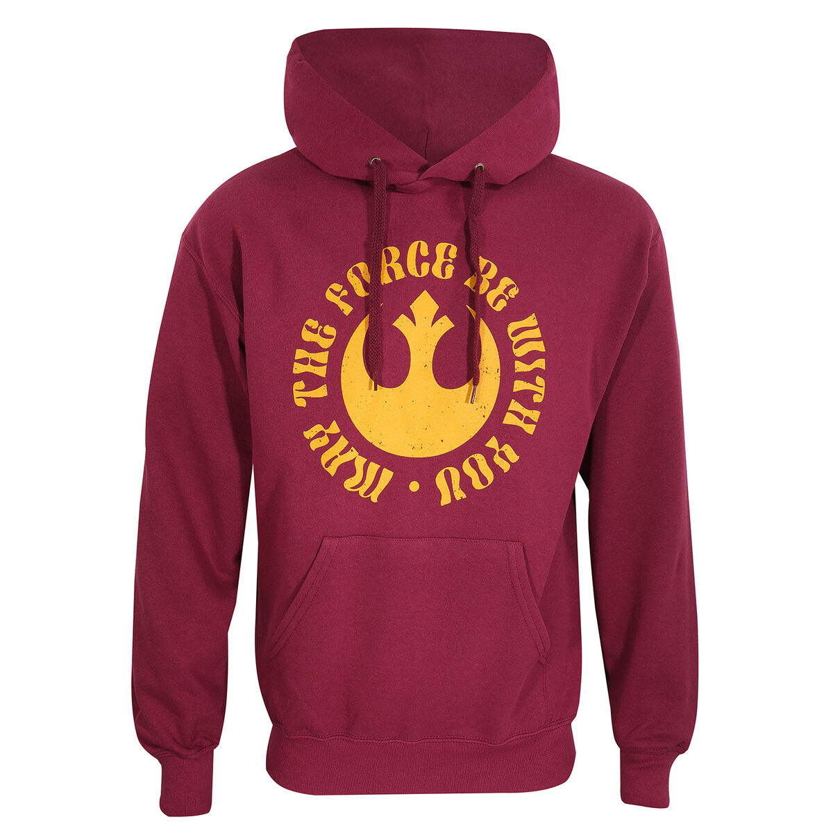 Unisex Hoodie Star Wars May The Force Be With You Burgundy Unisex Hoodie Star Wars May The Force Be With You Burgundy