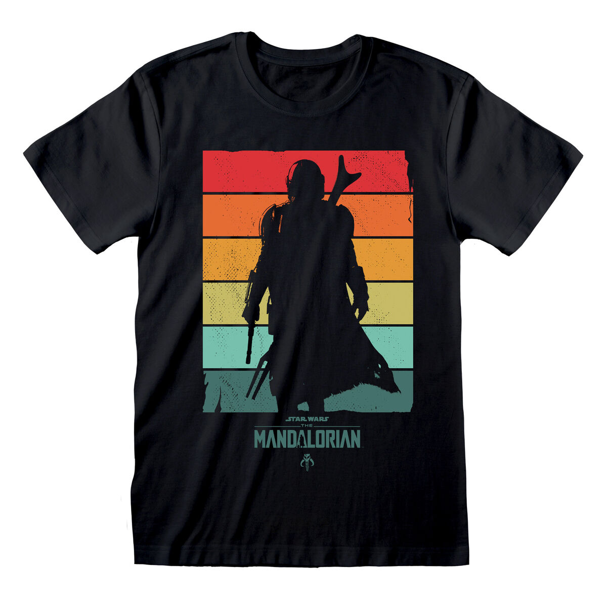 Short Sleeve T-Shirt The Mandalorian Spectrum Black Unisex Short Sleeve T-Shirt The Mandalorian Spectrum Black Unisex