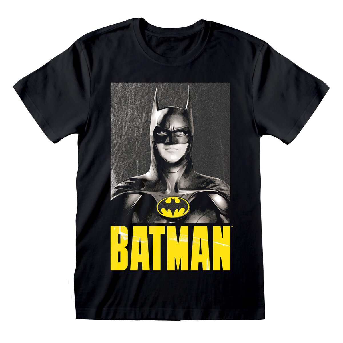 Short Sleeve T-Shirt Batman Keaton Batman Black Unisex Short Sleeve T-Shirt Batman Keaton Batman Black Unisex