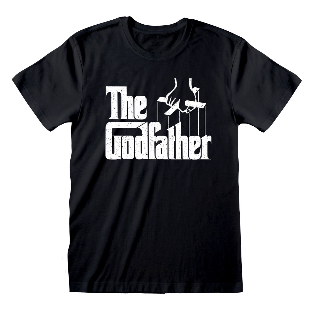 Short Sleeve T-Shirt The Godfather Logo Black Unisex Short Sleeve T-Shirt The Godfather Logo Black Unisex