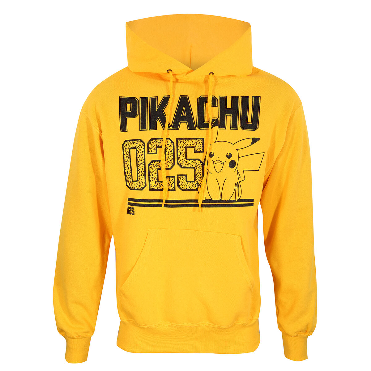 Unisex Hoodie Pokémon Picachu Line Art Yellow Unisex Hoodie Pokémon Picachu Line Art Yellow