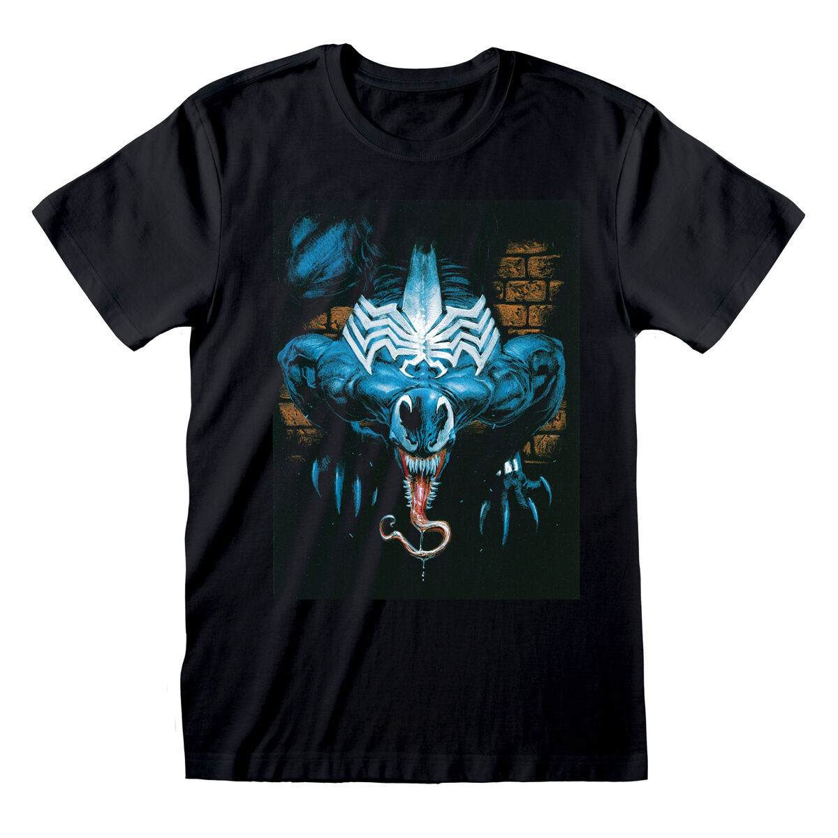 Short Sleeve T-Shirt Marvel Wall Lurker Black Unisex Short Sleeve T-Shirt Marvel Wall Lurker Black Unisex