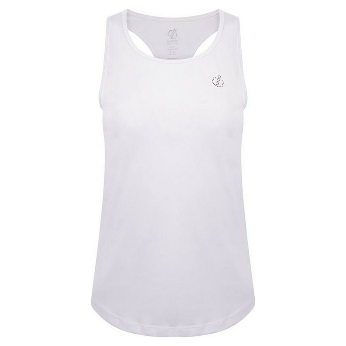 Tank Top Women Dare 2b Agleam White Tank Top Women Dare 2b Agleam White