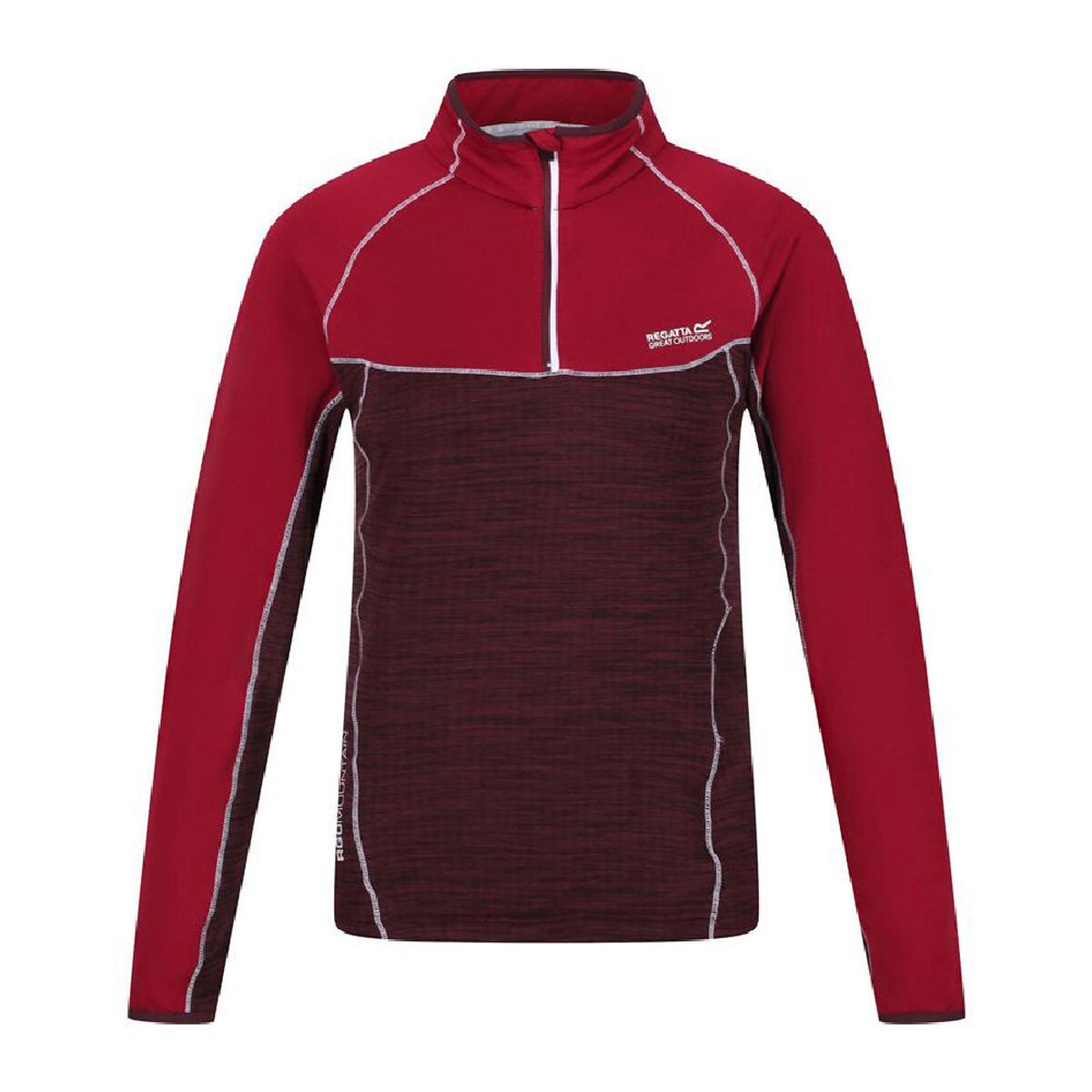 Fleece Lining Regatta Hepley Lightweight Half-Zip Dark Red Fleece Lining Regatta Hepley Lightweight Half-Zip Dark Red