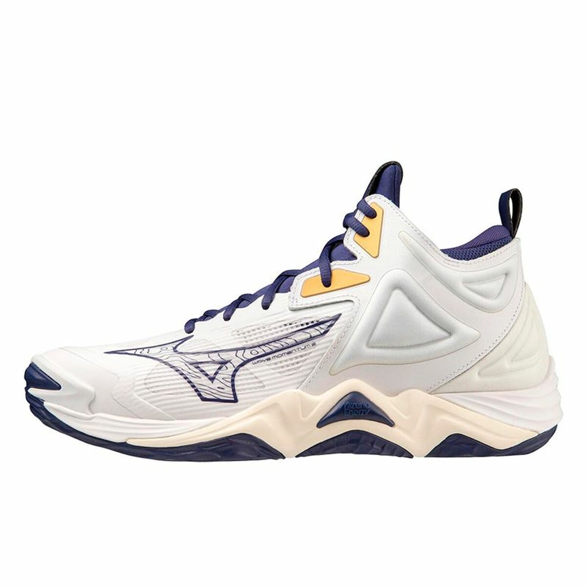 Men’s Trainers Mizuno Wave Momentum 3 Mid White Volleyball