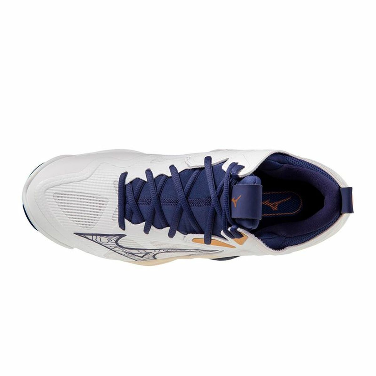 Men’s Trainers Mizuno Wave Momentum 3 Mid White Volleyball
