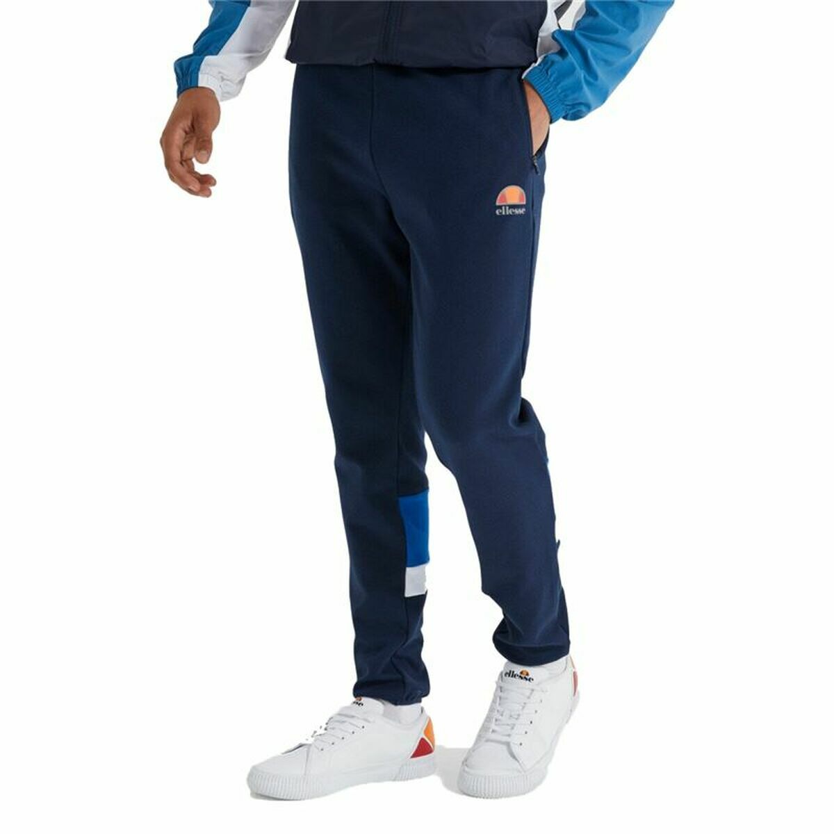 Long Sports Trousers Ellesse Markios Blue Men Long Sports Trousers Ellesse Markios Blue Men