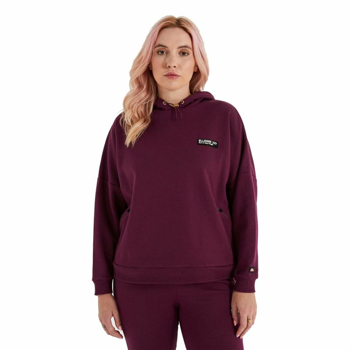 Women’s Hoodie Ellesse Semprevisa Green Aubergine Women’s Hoodie Ellesse Semprevisa Green Aubergine
