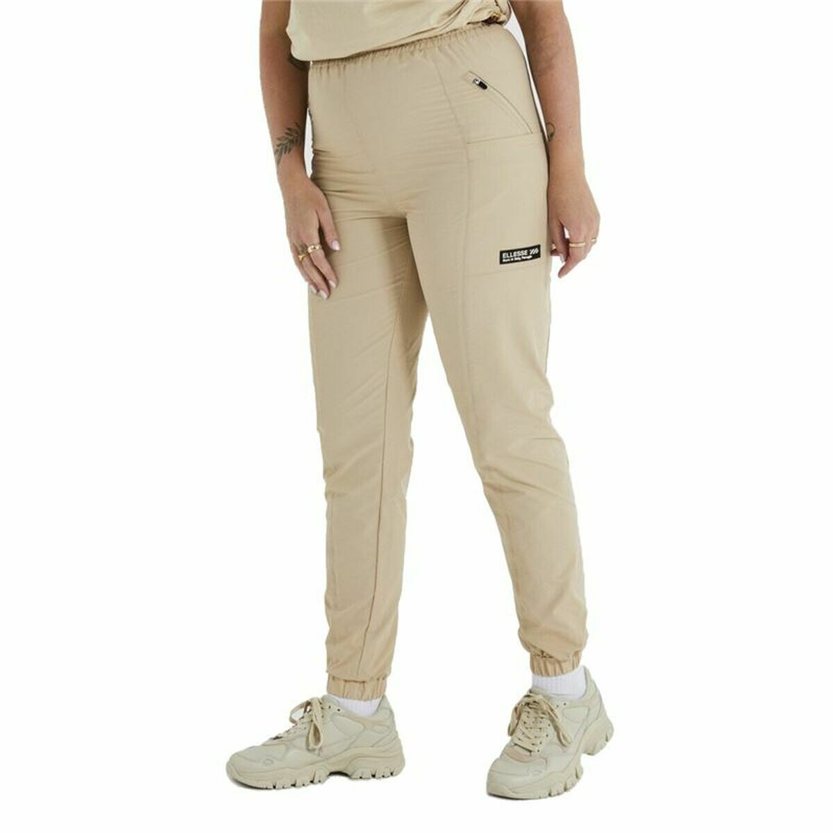 Long Sports Trousers Ellesse Avella Beige Lady Long Sports Trousers Ellesse Avella Beige Lady