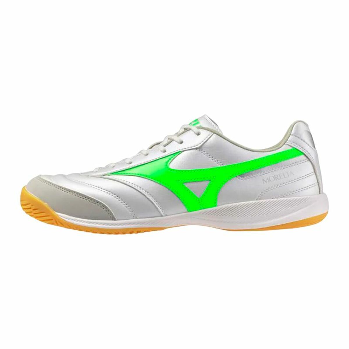 Adult’s Indoor Football Shoes Mizuno Morelia Sala Pro In Light grey