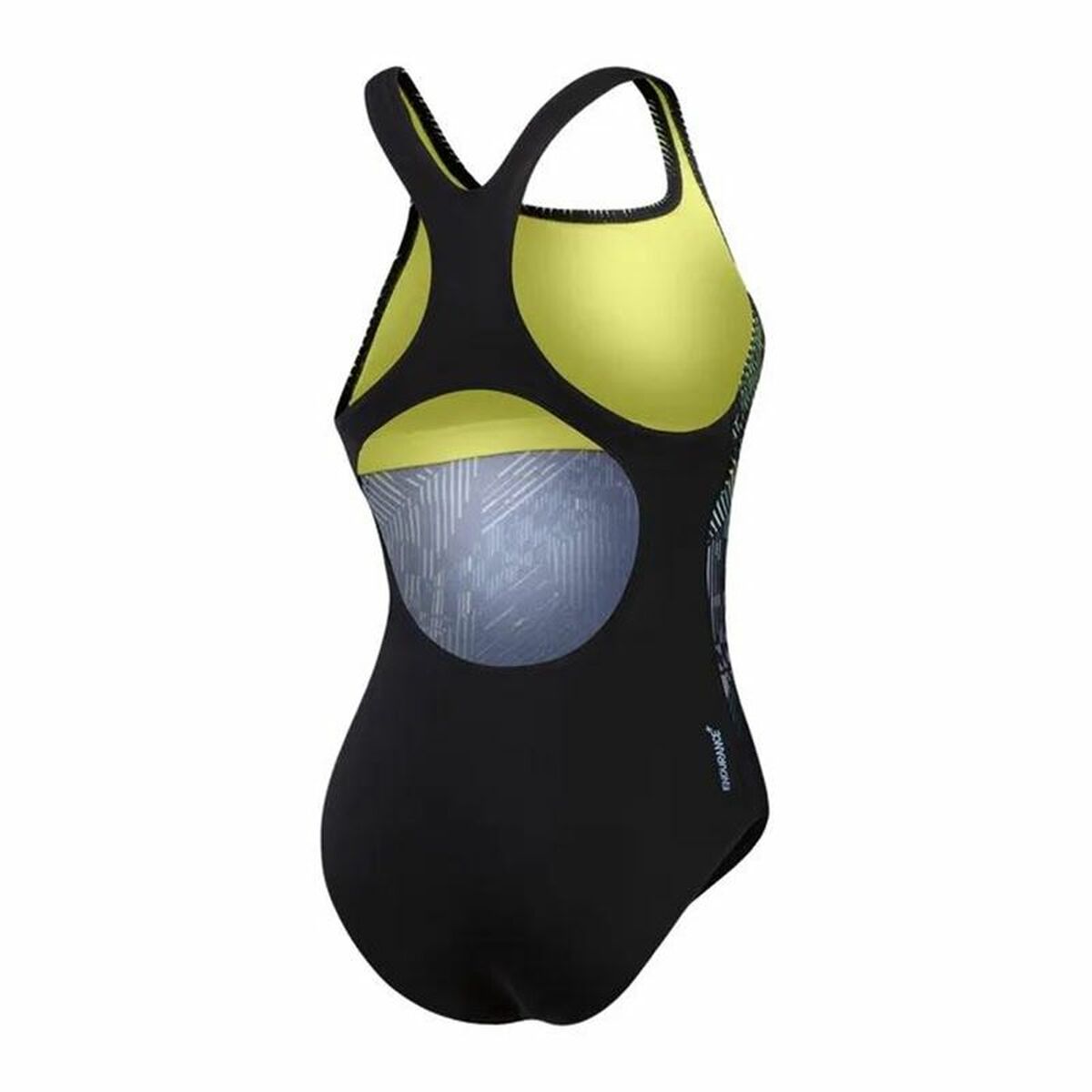 Swimsuit for Girls Speedo Digital Printed Medalist Black (Refurbished A)