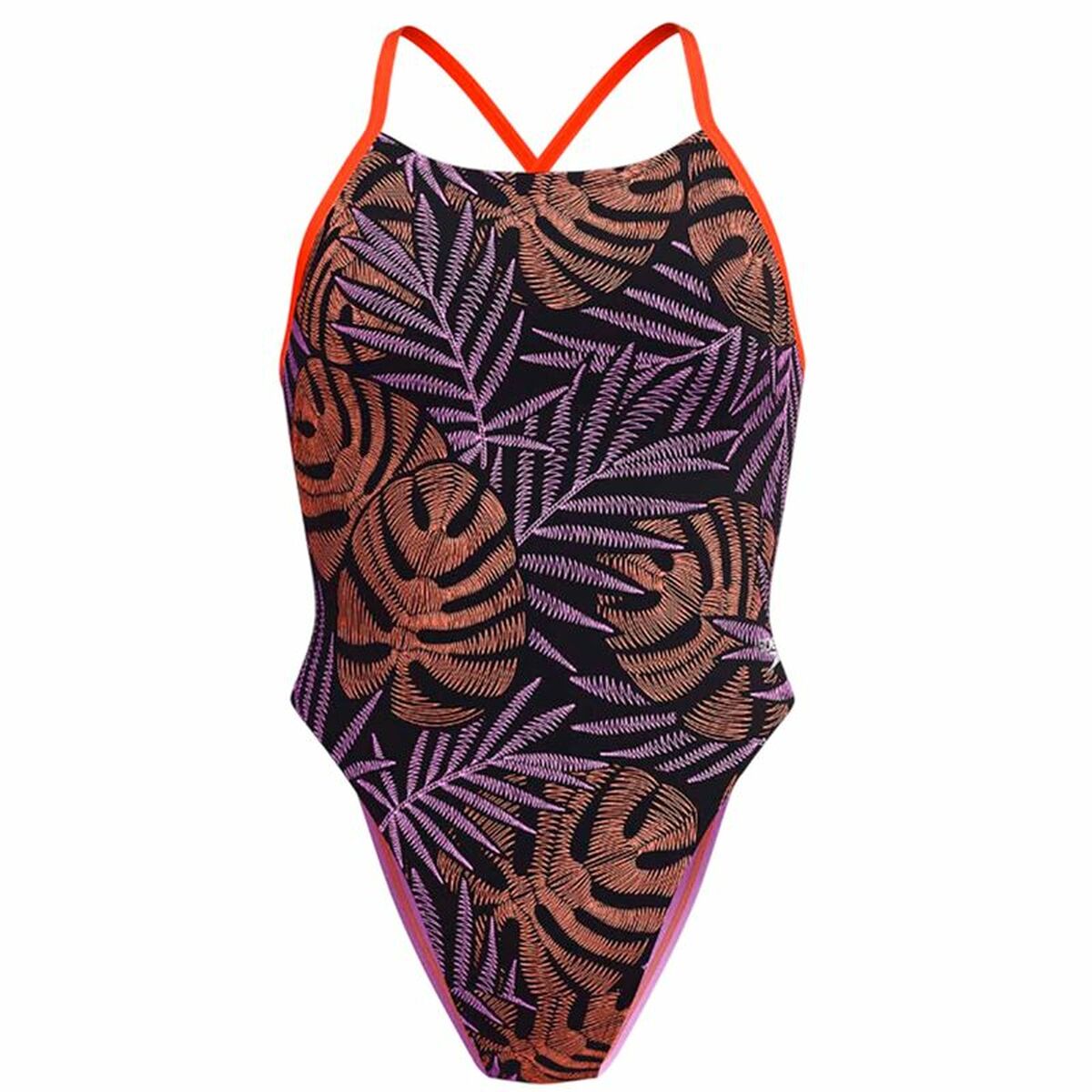 Women’s Bathing Costume Speedo Allover Orange Women’s Bathing Costume Speedo Allover Orange