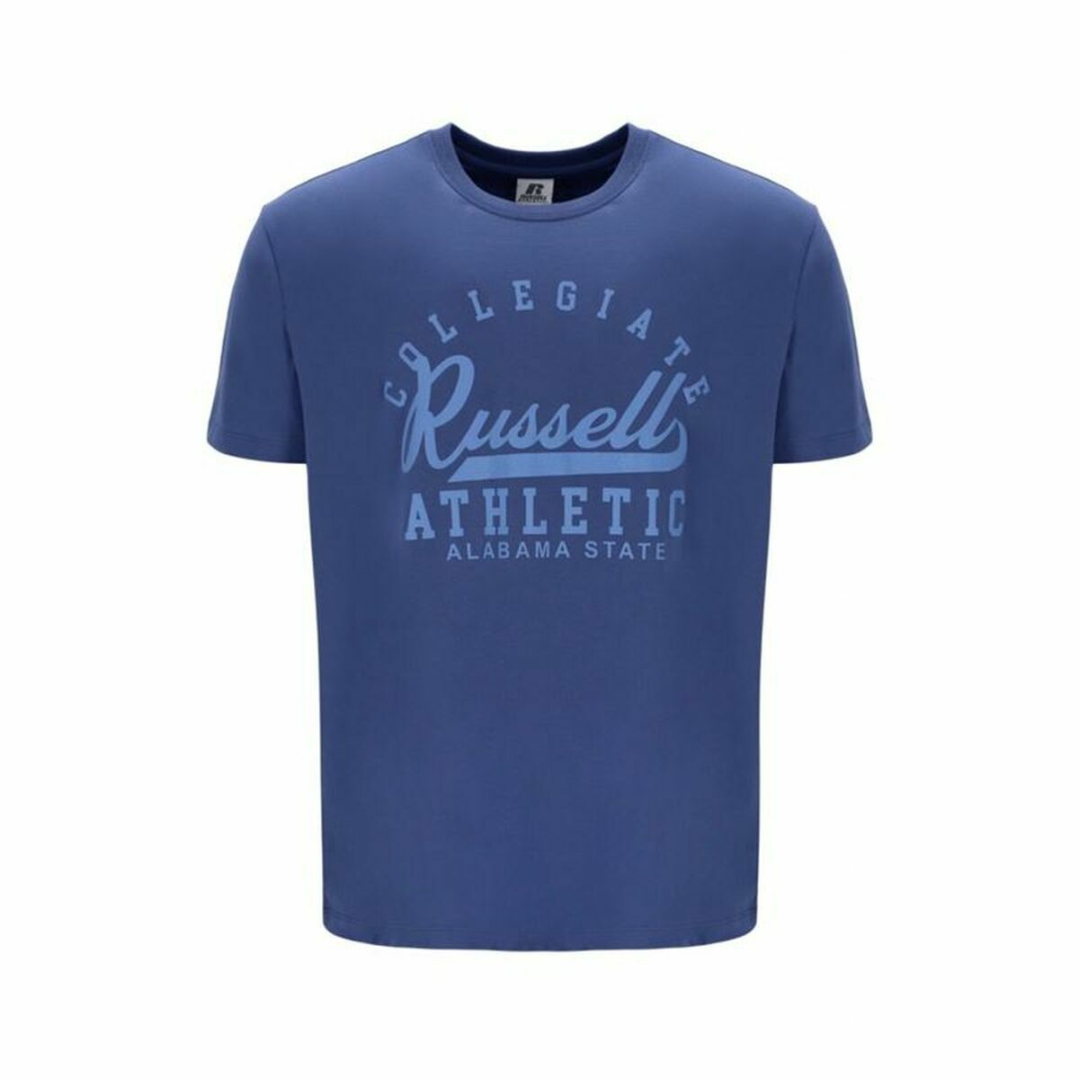 Short Sleeve T-Shirt Russell Athletic Amt A30211 Blue Men Short Sleeve T-Shirt Russell Athletic Amt A30211 Blue Men