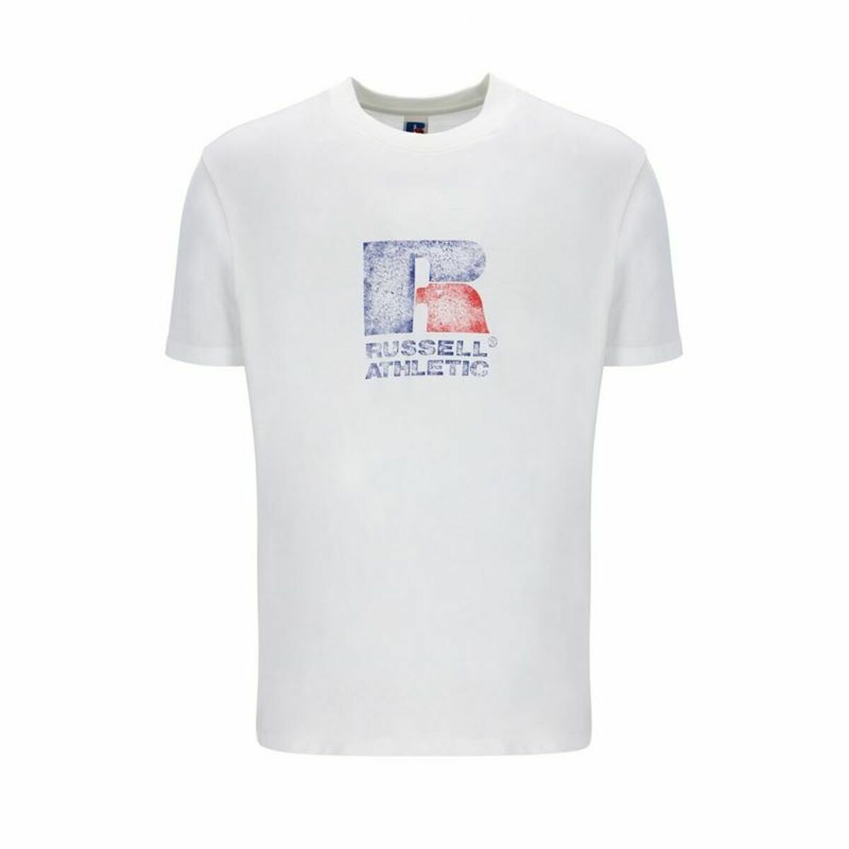 Short Sleeve T-Shirt Russell Athletic Emt E36201 White Men Short Sleeve T-Shirt Russell Athletic Emt E36201 White Men