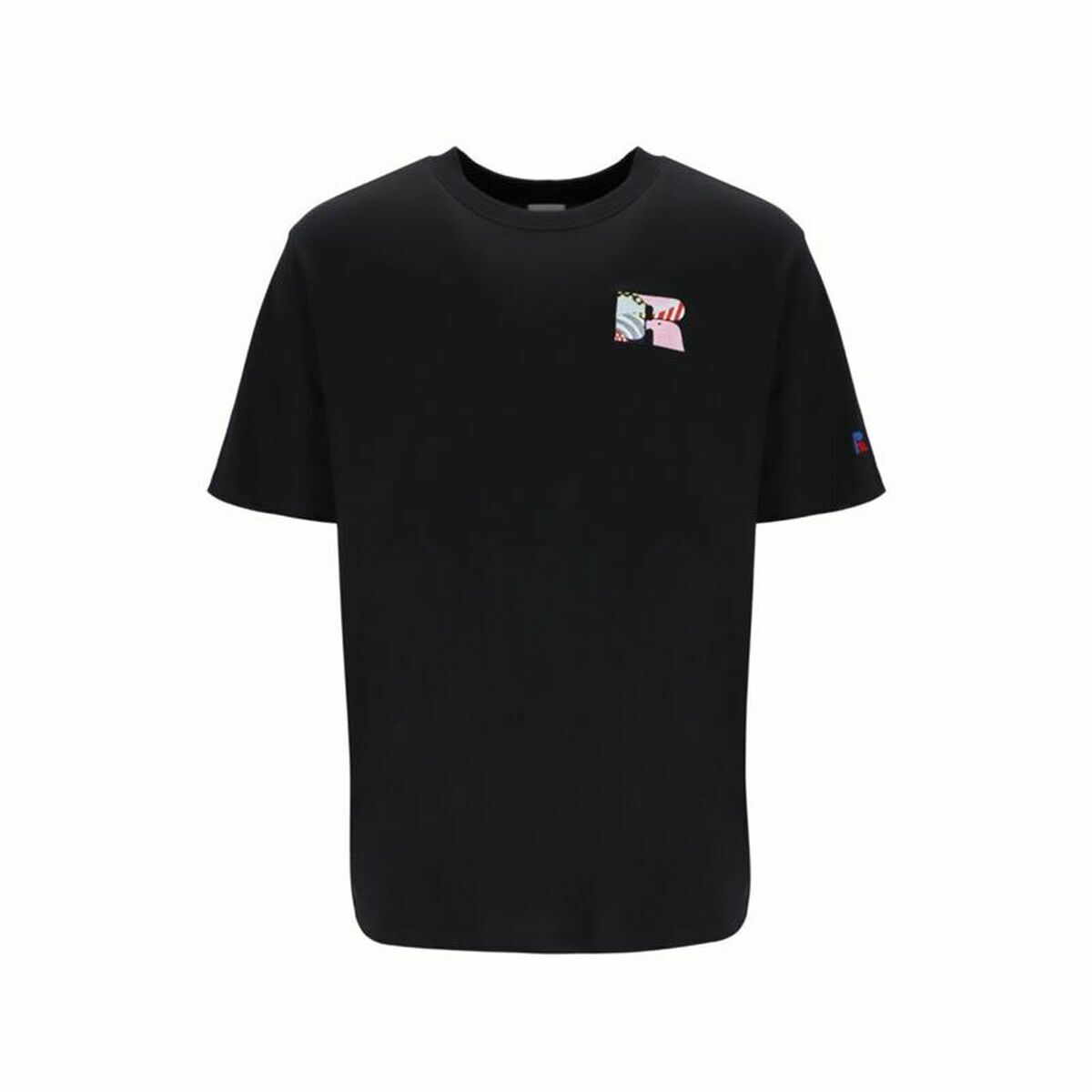 Short Sleeve T-Shirt Russell Athletic Emt E36221 Black Men Short Sleeve T-Shirt Russell Athletic Emt E36221 Black Men