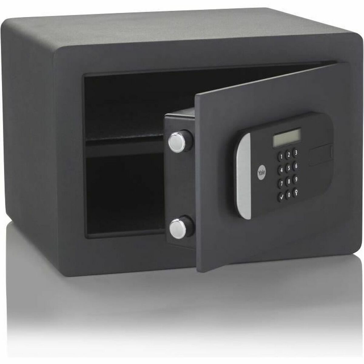 Safety-deposit box Yale YSEM/250/EG1 25 x 35 x 30 cm Black Steel Safety-deposit box Yale YSEM/250/EG1 25 x 35 x 30 cm Black Steel