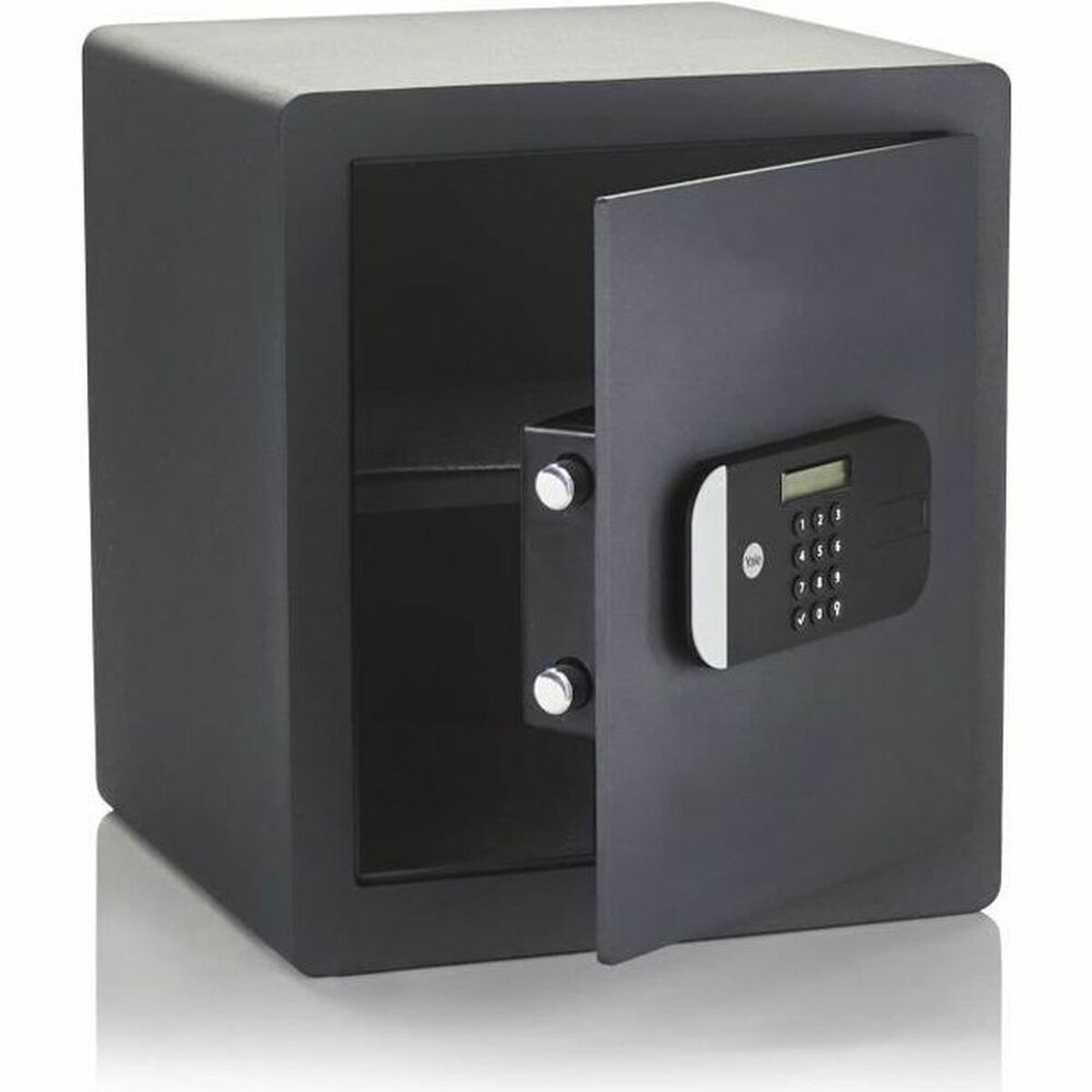 Safety-deposit box Yale YSEM/400/EG1 40 x 35 x 34 cm Black Steel Safety-deposit box Yale YSEM/400/EG1 40 x 35 x 34 cm Black Steel