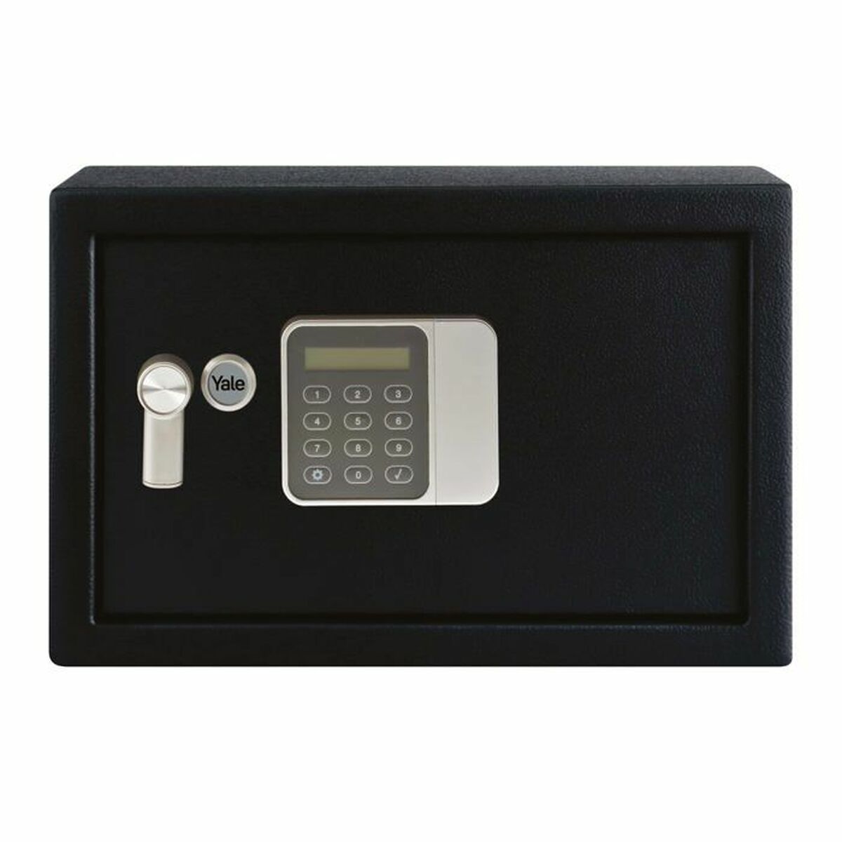 Safe Box with Electronic Lock Yale Black 16 L 25 x 35 x 25 cm Steel Safe Box with Electronic Lock Yale Black 16 L 25 x 35 x 25 cm Steel