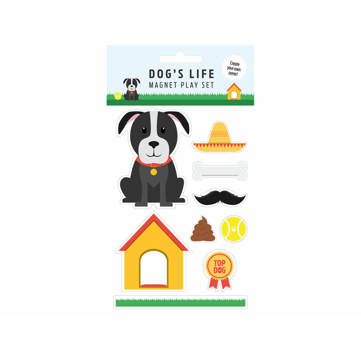 Magnets Magnet & Steel Dog Multicolour Metal 9 Pieces Magnets Magnet & Steel Dog Multicolour Metal 9 Pieces