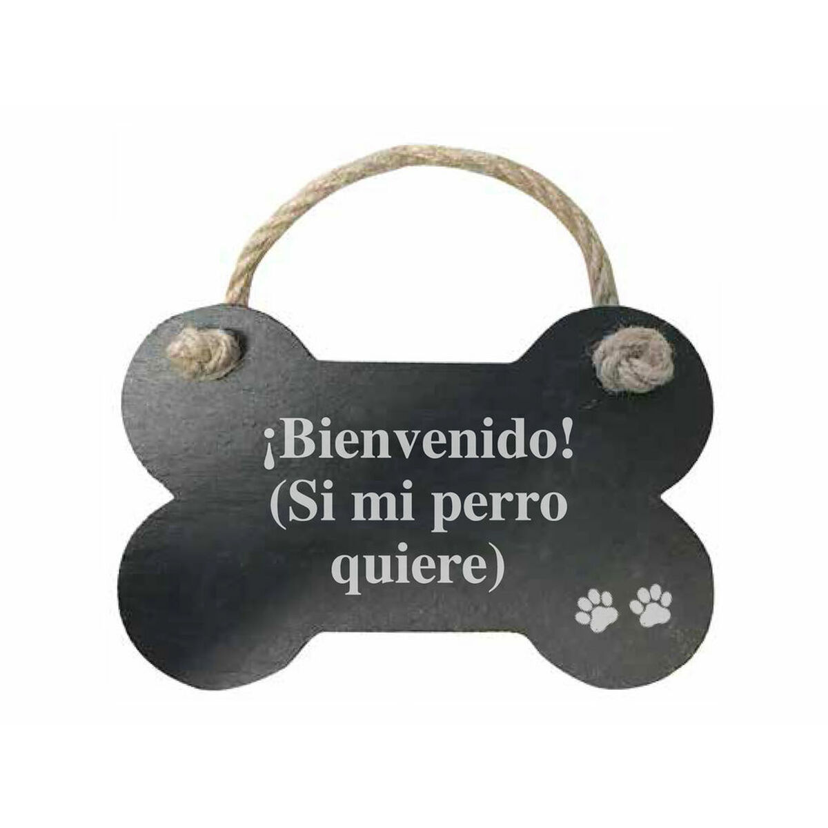 Hanging decoration Magnet & Steel Bienvenido (si mi perro quiere) Bone Board Rope Hanging decoration Magnet & Steel Bienvenido (si mi perro quiere) Bone Board Rope