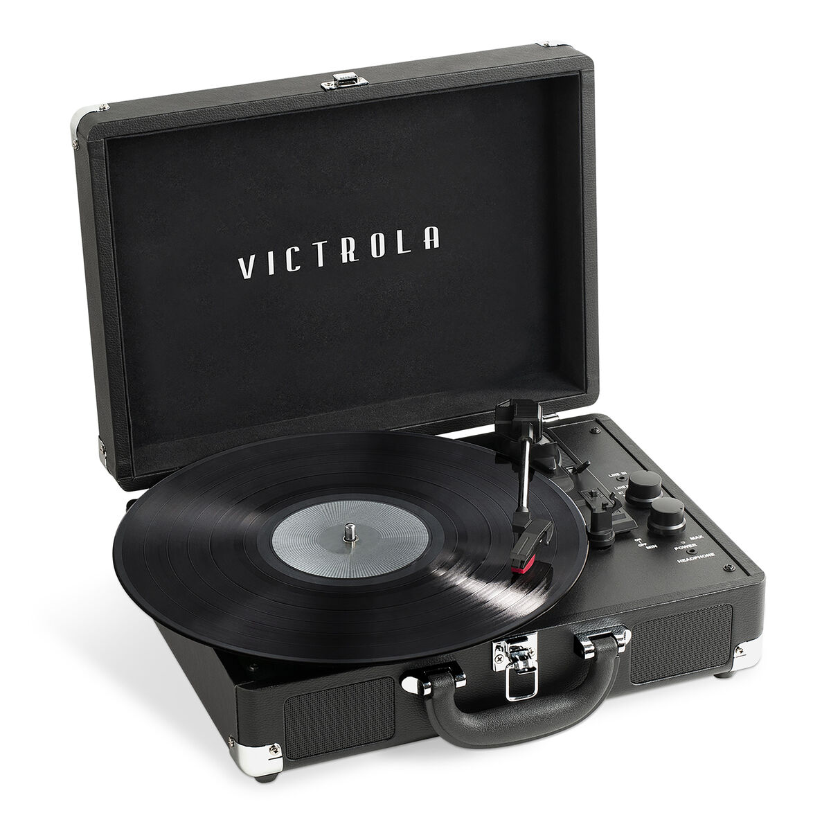 Record Player Victrola Journey Black Record Player Victrola Journey Black