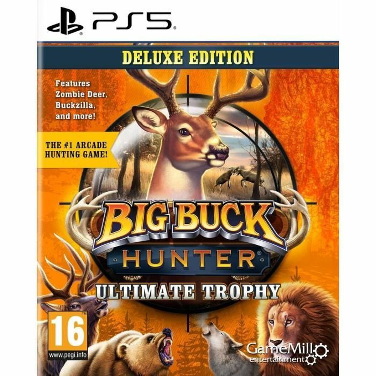 PlayStation 5 Video Game Just For Games Big Buck Hunter Ultimate Trophy Deluxe Edition PlayStation 5 Video Game Just For Games Big Buck Hunter Ultimate Trophy Deluxe Edition