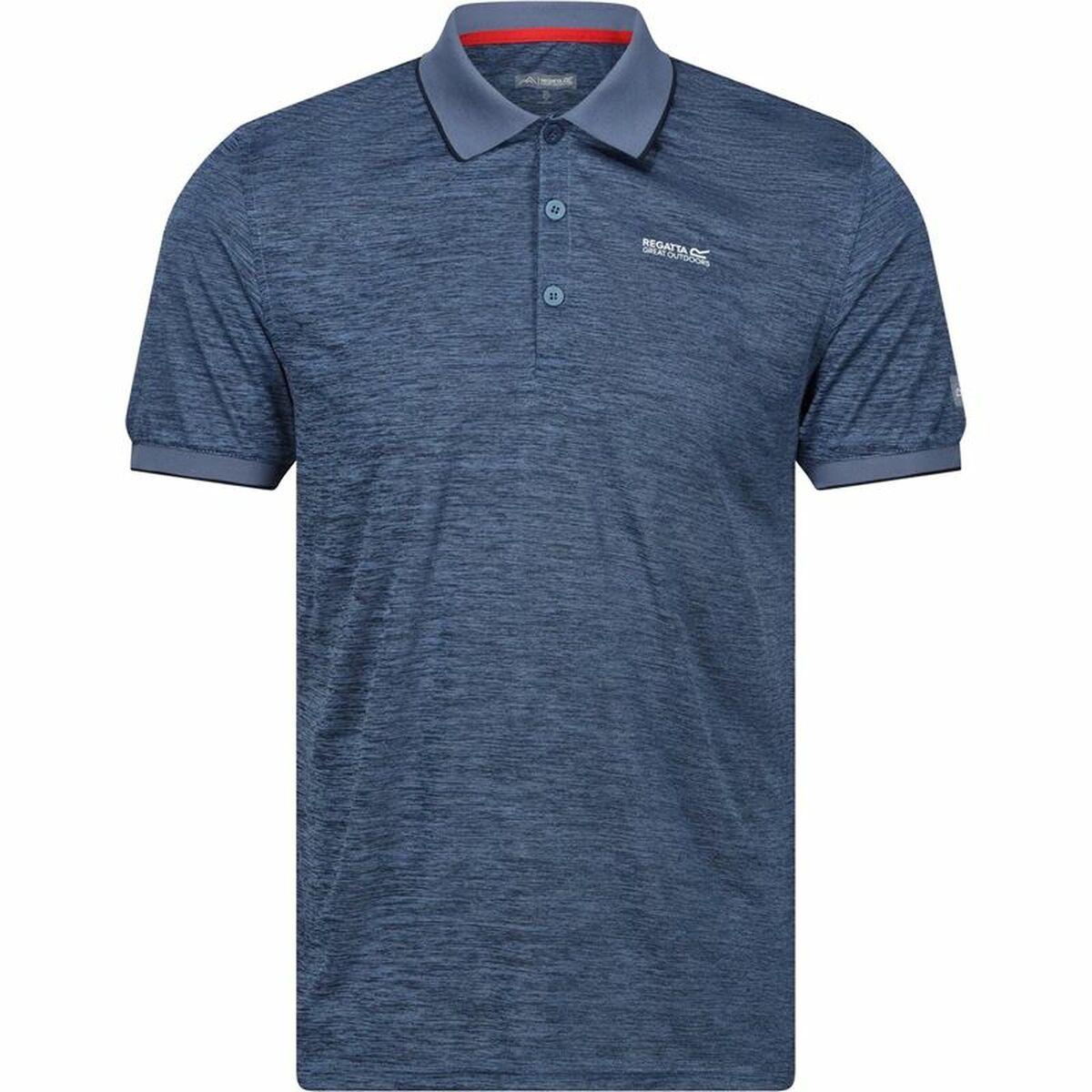 Menâs Short Sleeve Polo Shirt Regatta Remex II Blue Menâs Short Sleeve Polo Shirt Regatta Remex II Blue