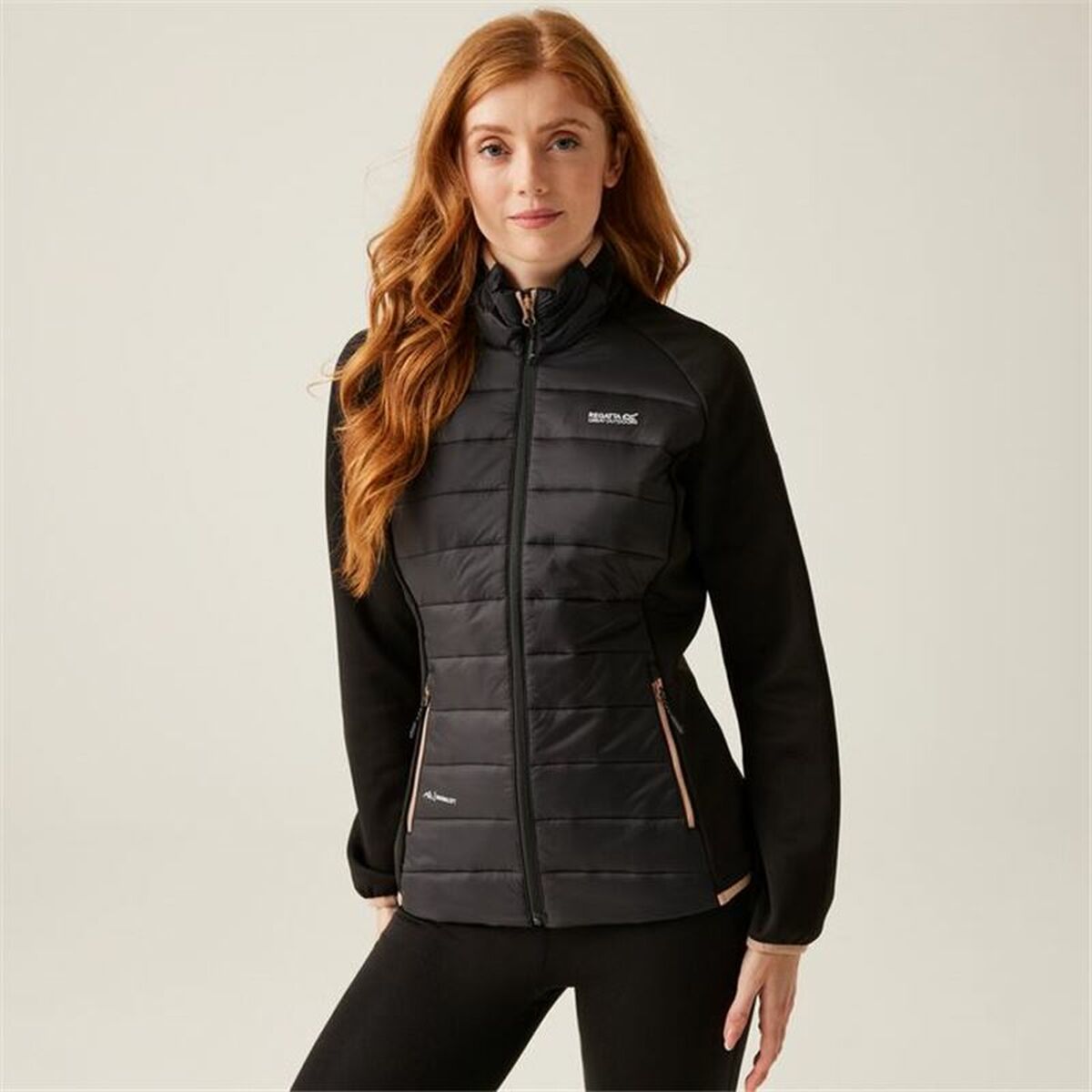 Women’s Sports Jacket Regatta Wmnclumber V Hyb Black