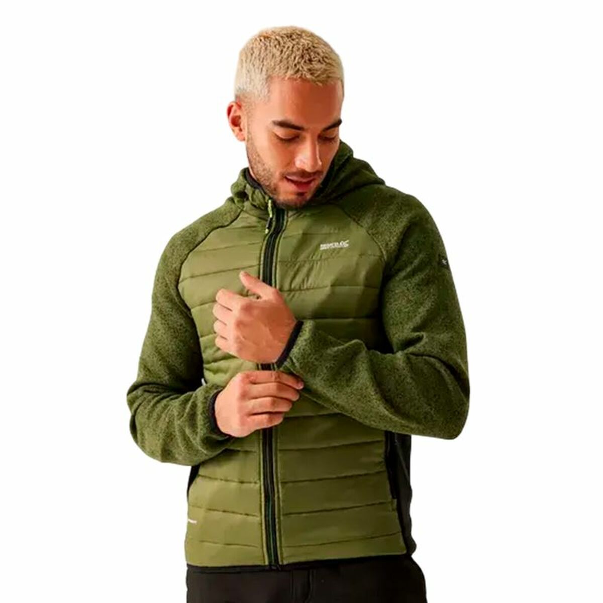 Men’s Sports Jacket Regatta Newhill Hybrid Green Men’s Sports Jacket Regatta Newhill Hybrid Green