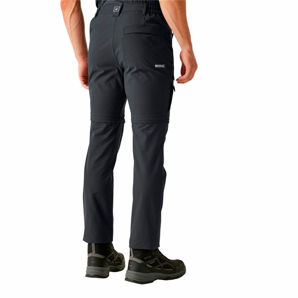 Long Sports Trousers Regatta Highton II Zip Off Black Moutain