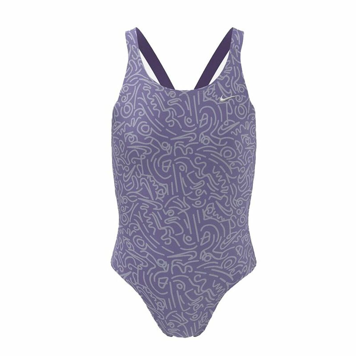 Swimsuit for Girls Nike Fastback Purple Swimsuit for Girls Nike Fastback Purple