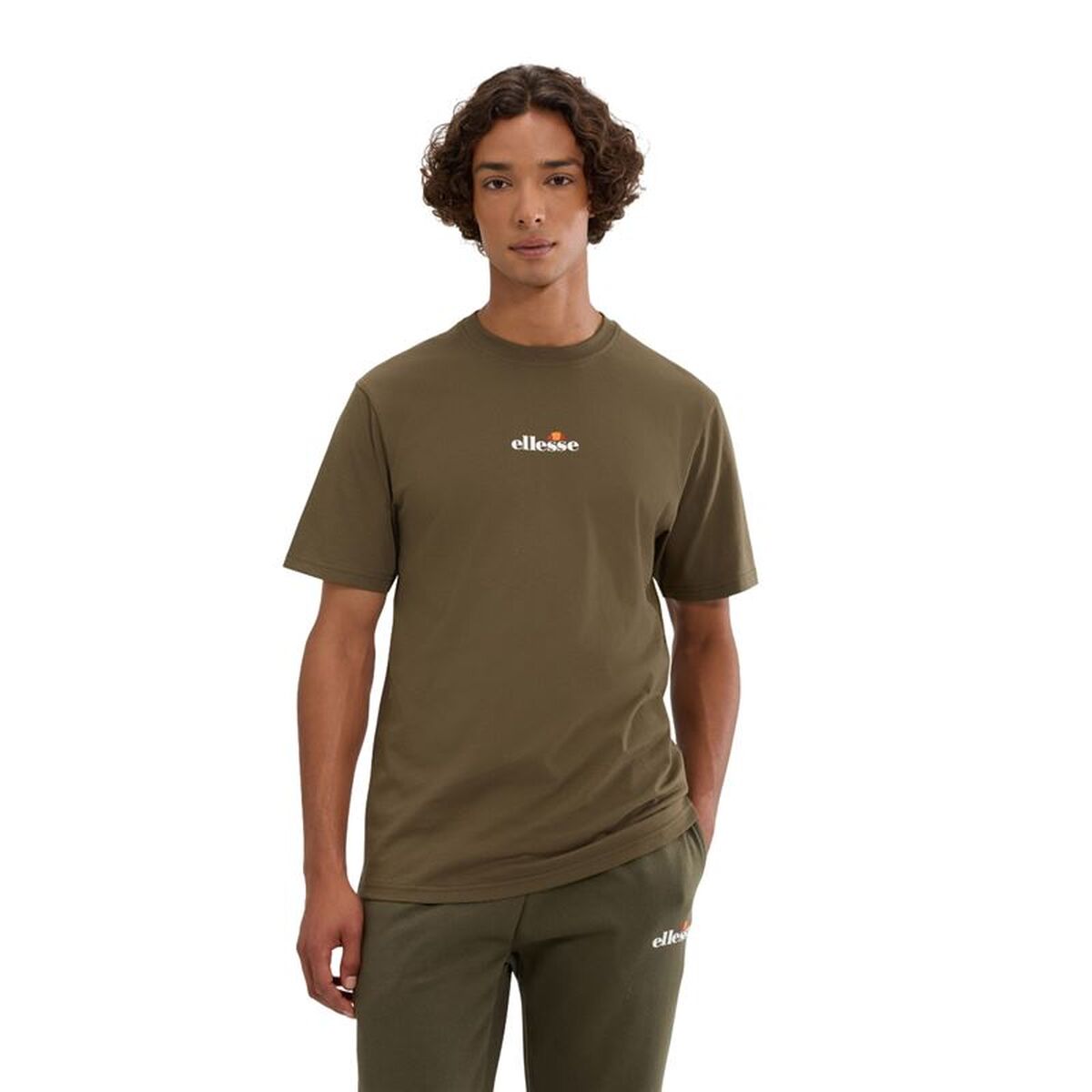 Men’s Short Sleeve T-Shirt Ellesse Ollio 2 Olive Men’s Short Sleeve T-Shirt Ellesse Ollio 2 Olive