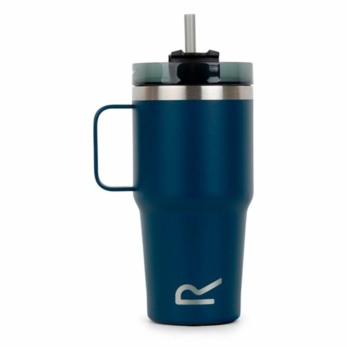 Cup with Straw Regatta Thermo Insulated Mug Dark blue 600 ml Stainless steel Cup with Straw Regatta Thermo Insulated Mug Dark blue 600 ml Stainless steel