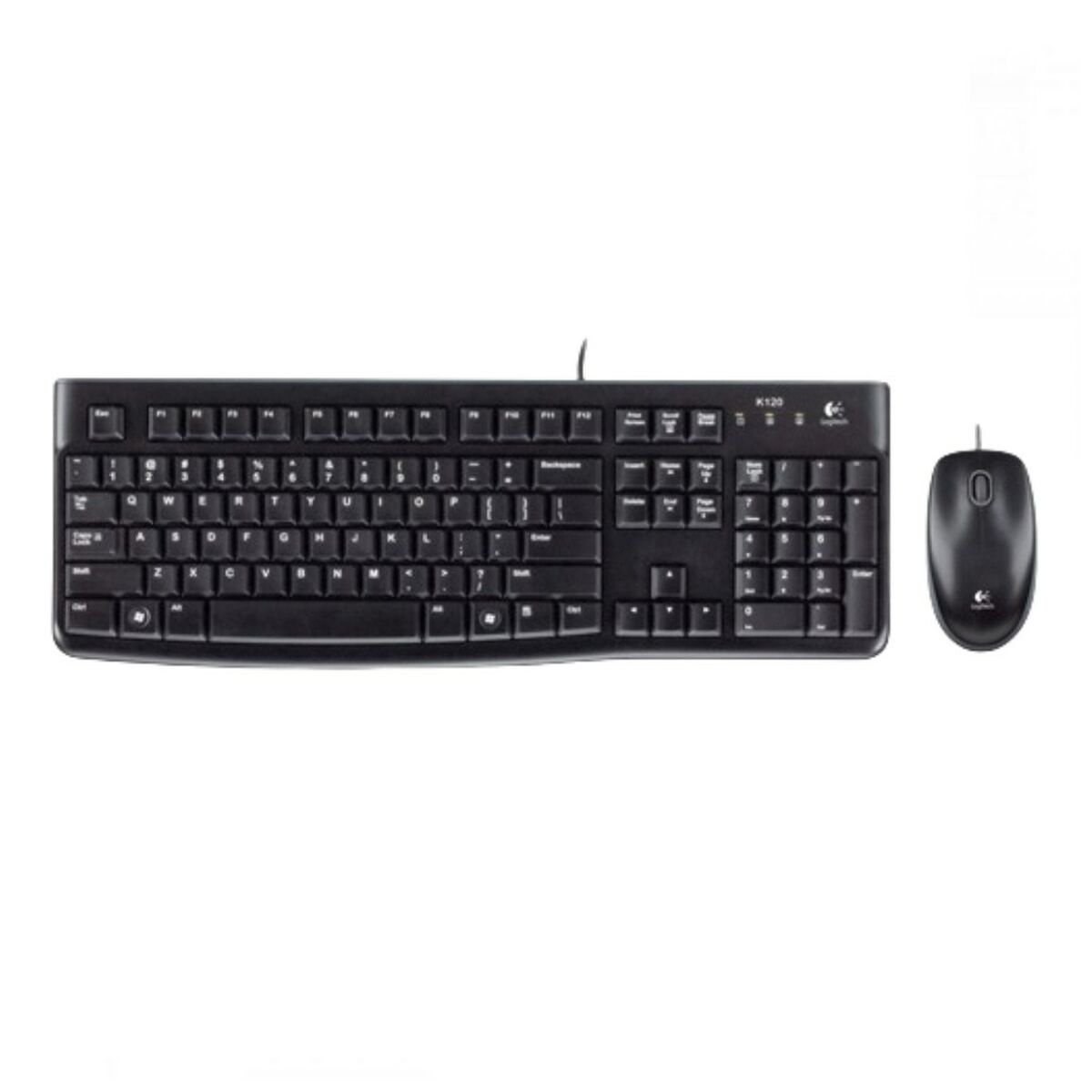 Keyboard Logitech 920-002539 Black Spanish Qwerty AZERTY