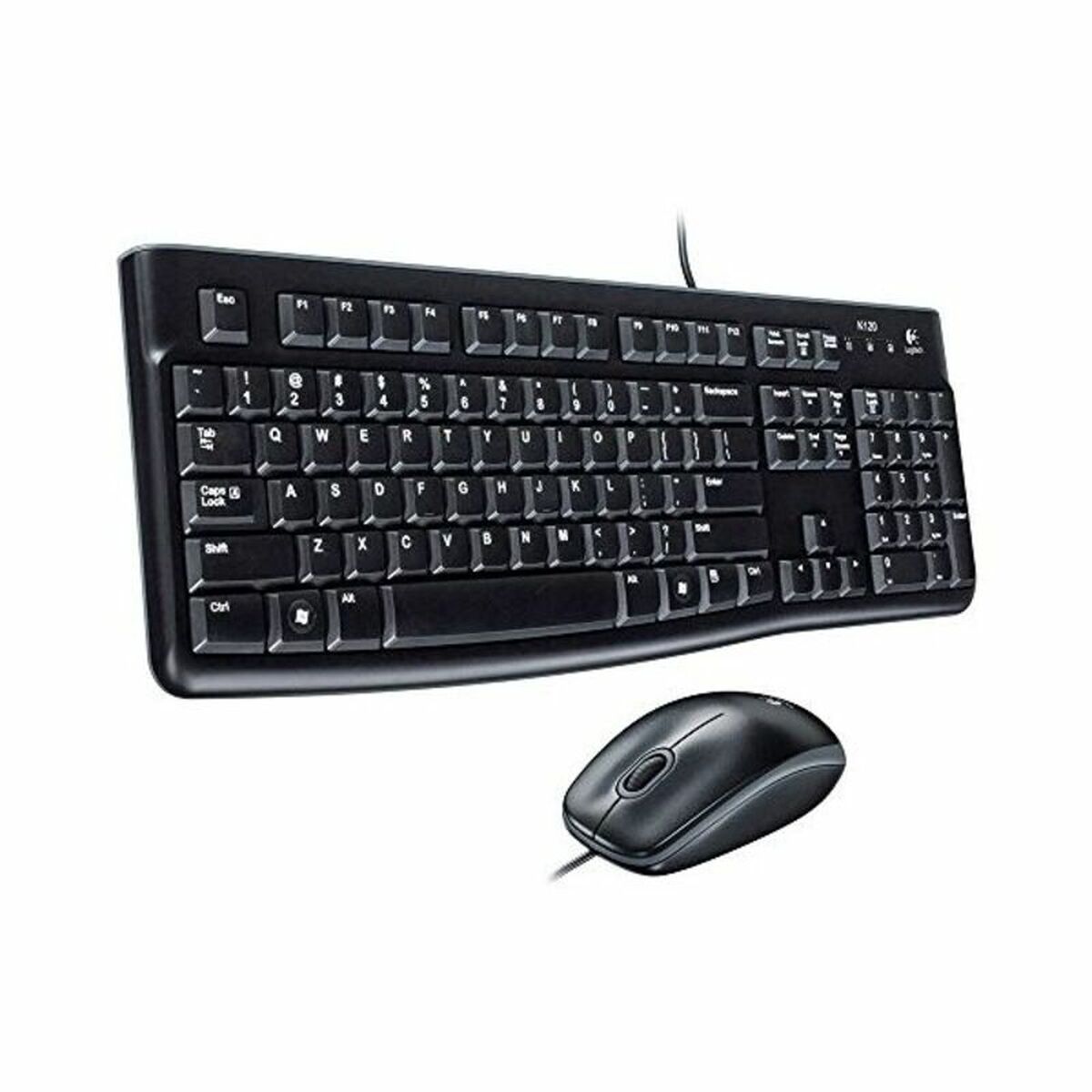 Keyboard and Optical Mouse Logitech 920-002562 Black English QWERTY Keyboard and Optical Mouse Logitech 920-002562 Black English QWERTY