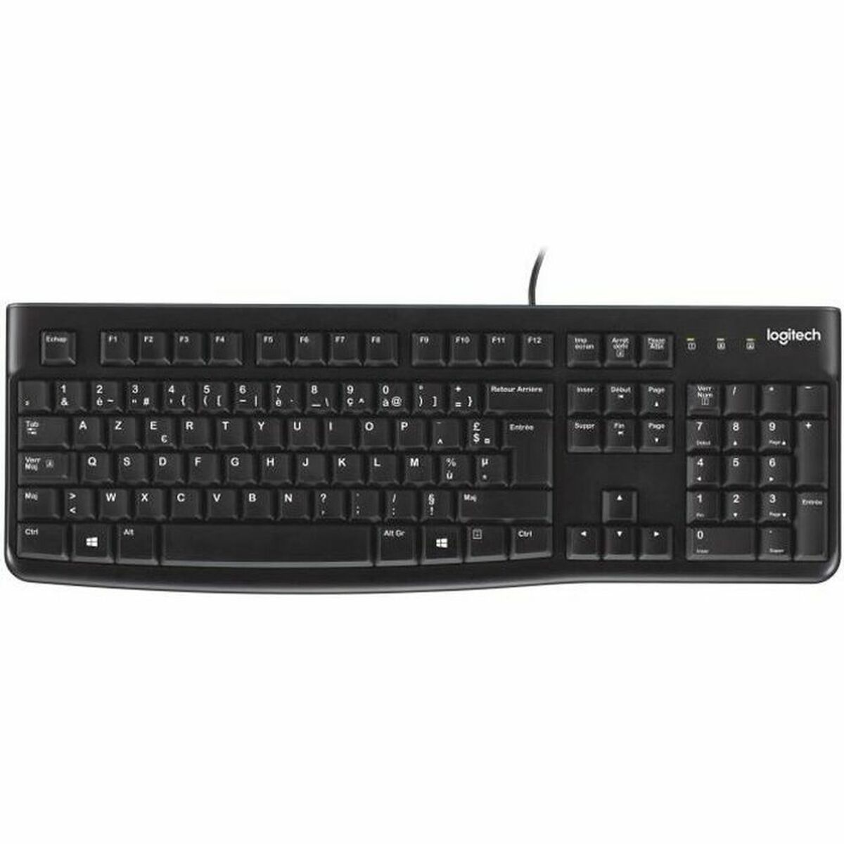 Keyboard Logitech K120 Black French AZERTY Keyboard Logitech K120 Black French AZERTY