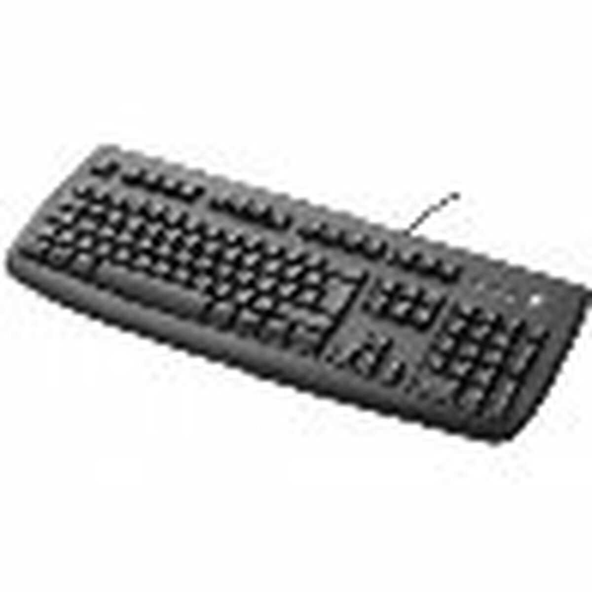 Keyboard Logitech K120 Black Spanish Qwerty Spanish