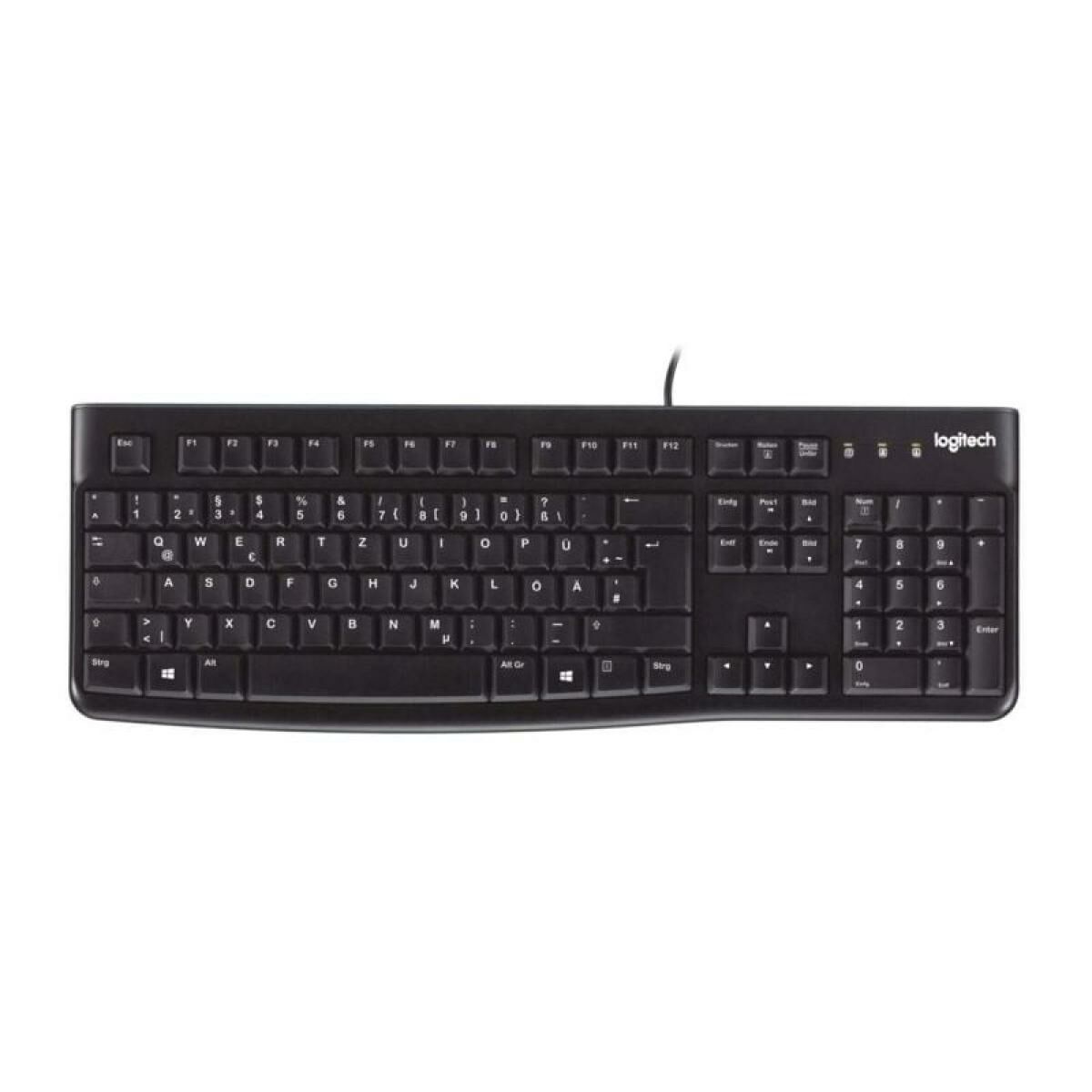 Keyboard Logitech K120 Black Spanish Qwerty Spanish Keyboard Logitech K120 Black Spanish Qwerty Spanish