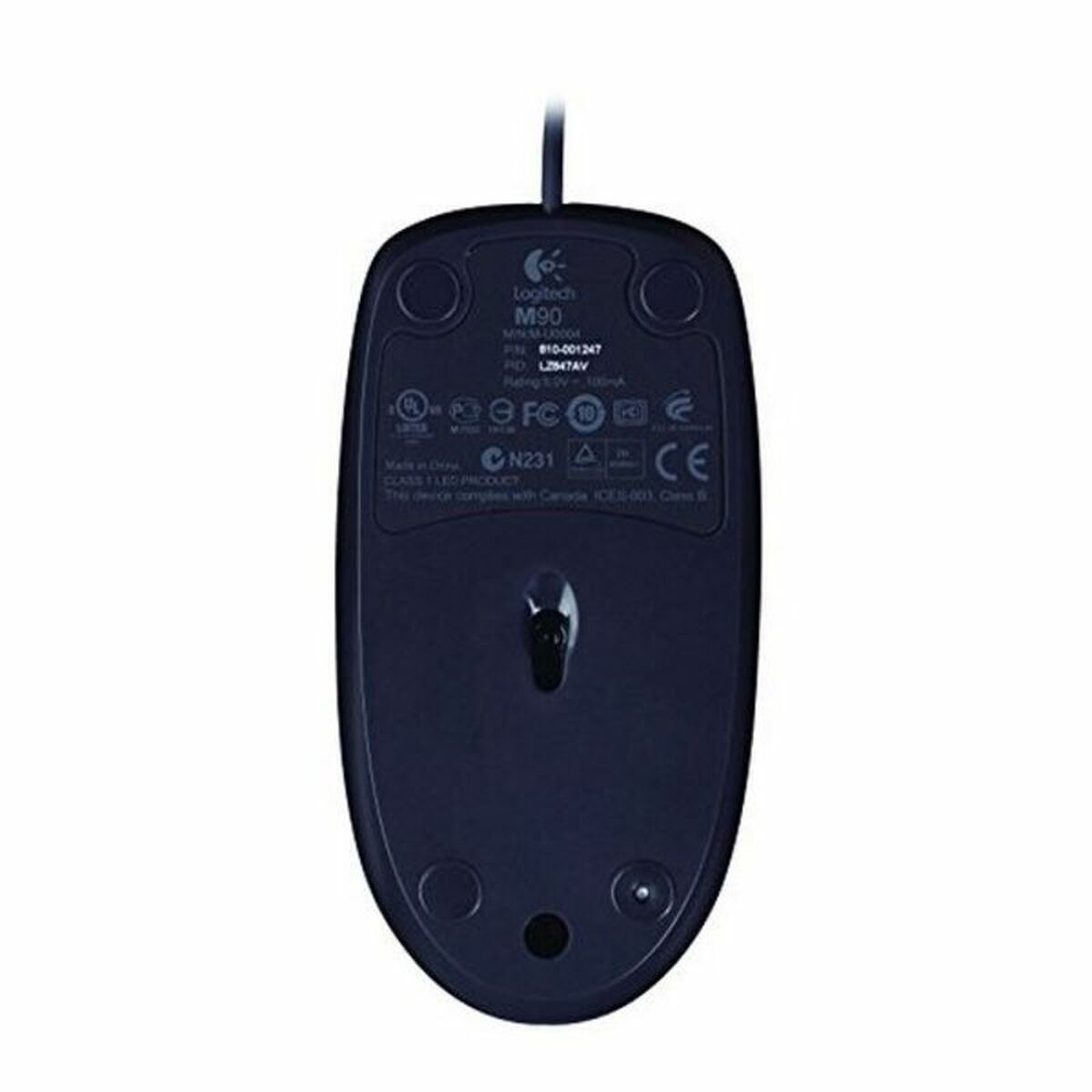 Mouse Logitech LGT-M90 Grey 1000 dpi