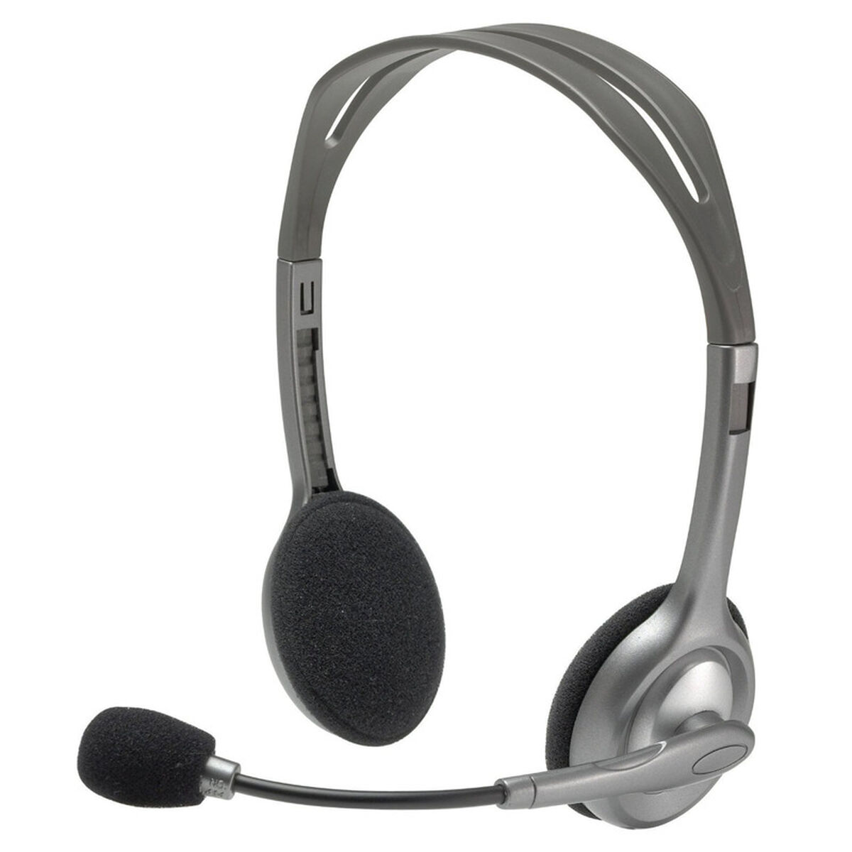 Headphones with Microphone Logitech 981-000271 2 x Jack 1,4 m Black Grey Headphones with Microphone Logitech 981-000271 2 x Jack 1,4 m Black Grey