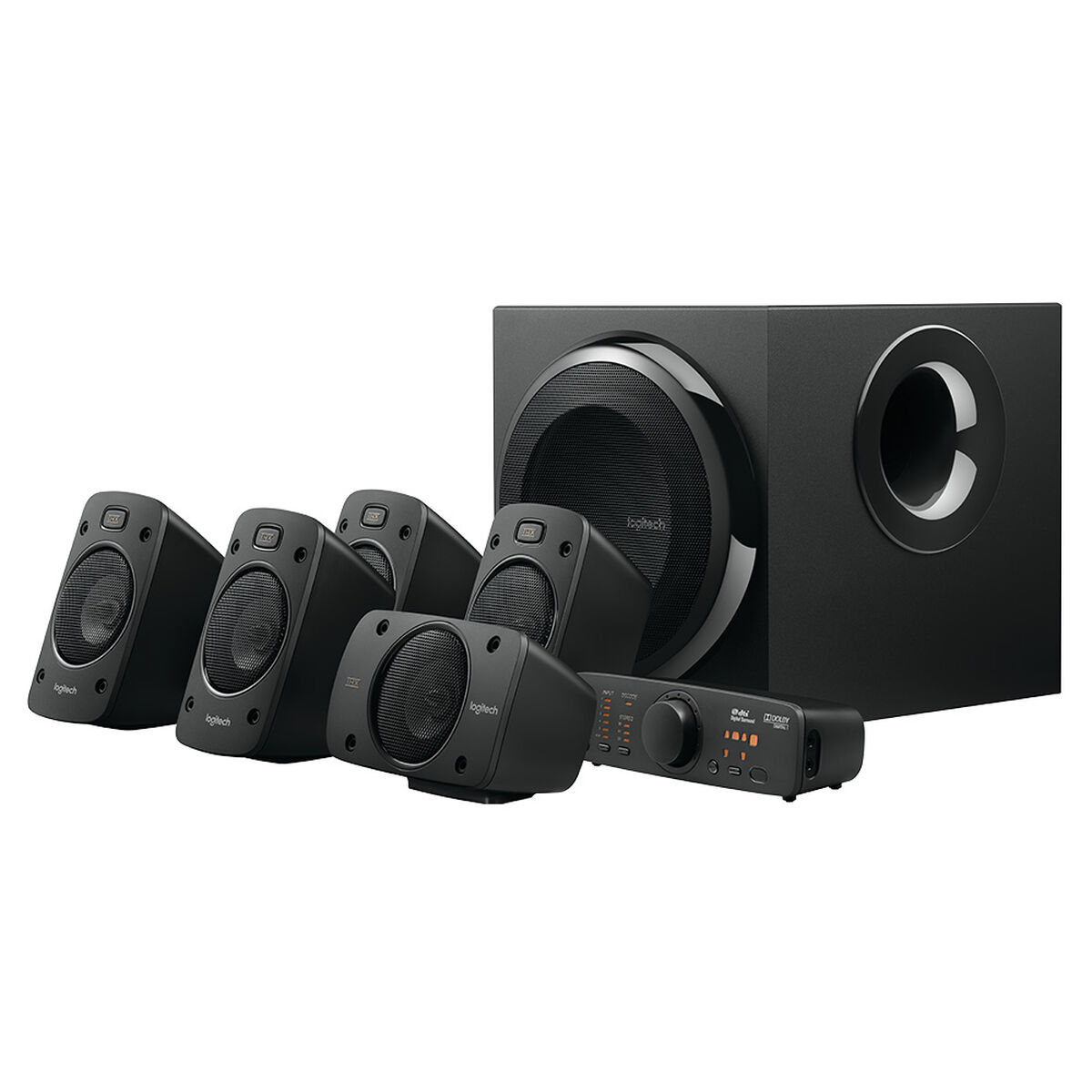 PC Speakers Logitech Surround Sound Speakers Z906 Black