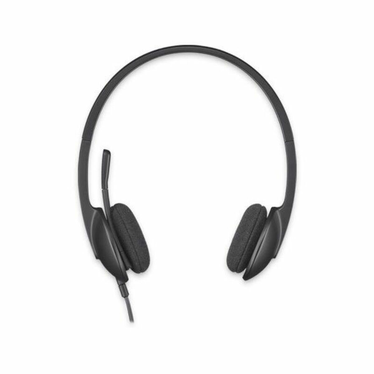 Headphones with Microphone Logitech 981-000475 USB 1,8 m Black (1 Unit) Headphones with Microphone Logitech 981-000475 USB 1,8 m Black (1 Unit)