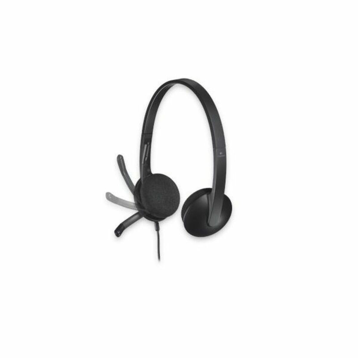 Headphones with Microphone Logitech 981-000475 USB 1,8 m Black (1 Unit)