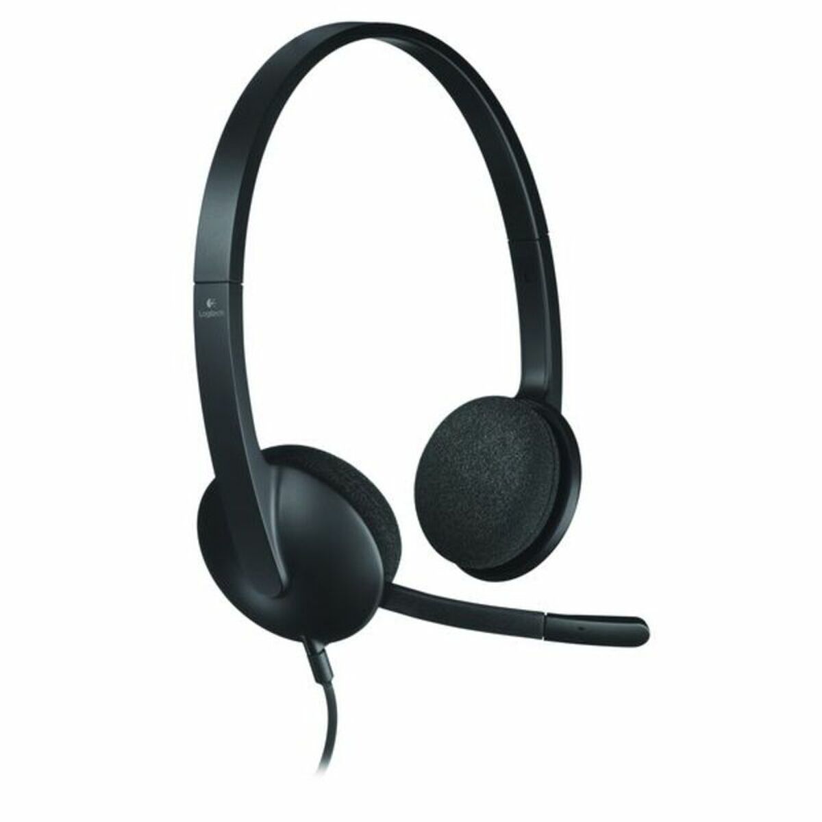 Headphones with Microphone Logitech 981-000475 USB 1,8 m Black (1 Unit)
