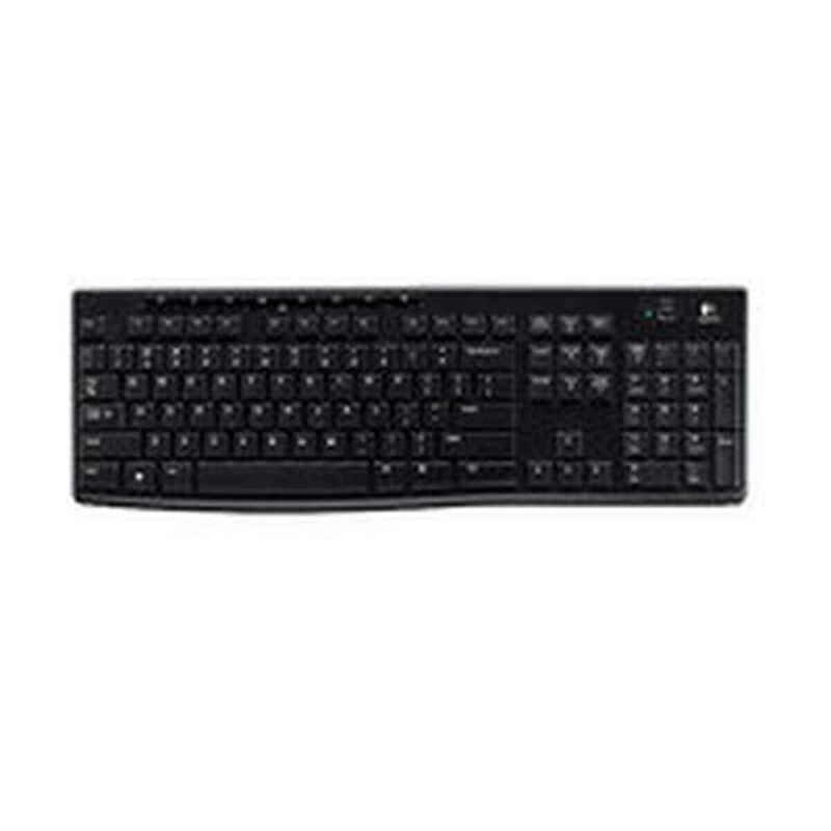 Keyboard Logitech 920-003746 Spanish Black Spanish Qwerty QWERTY Keyboard Logitech 920-003746 Spanish Black Spanish Qwerty QWERTY