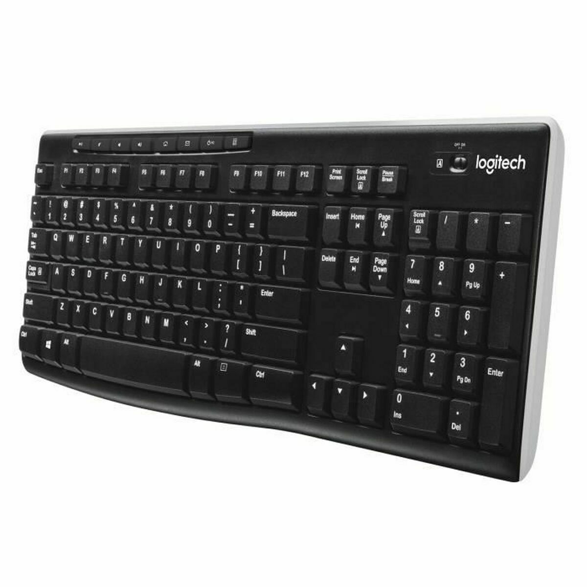 Keyboard and Mouse Logitech 920-003748 Black French AZERTY