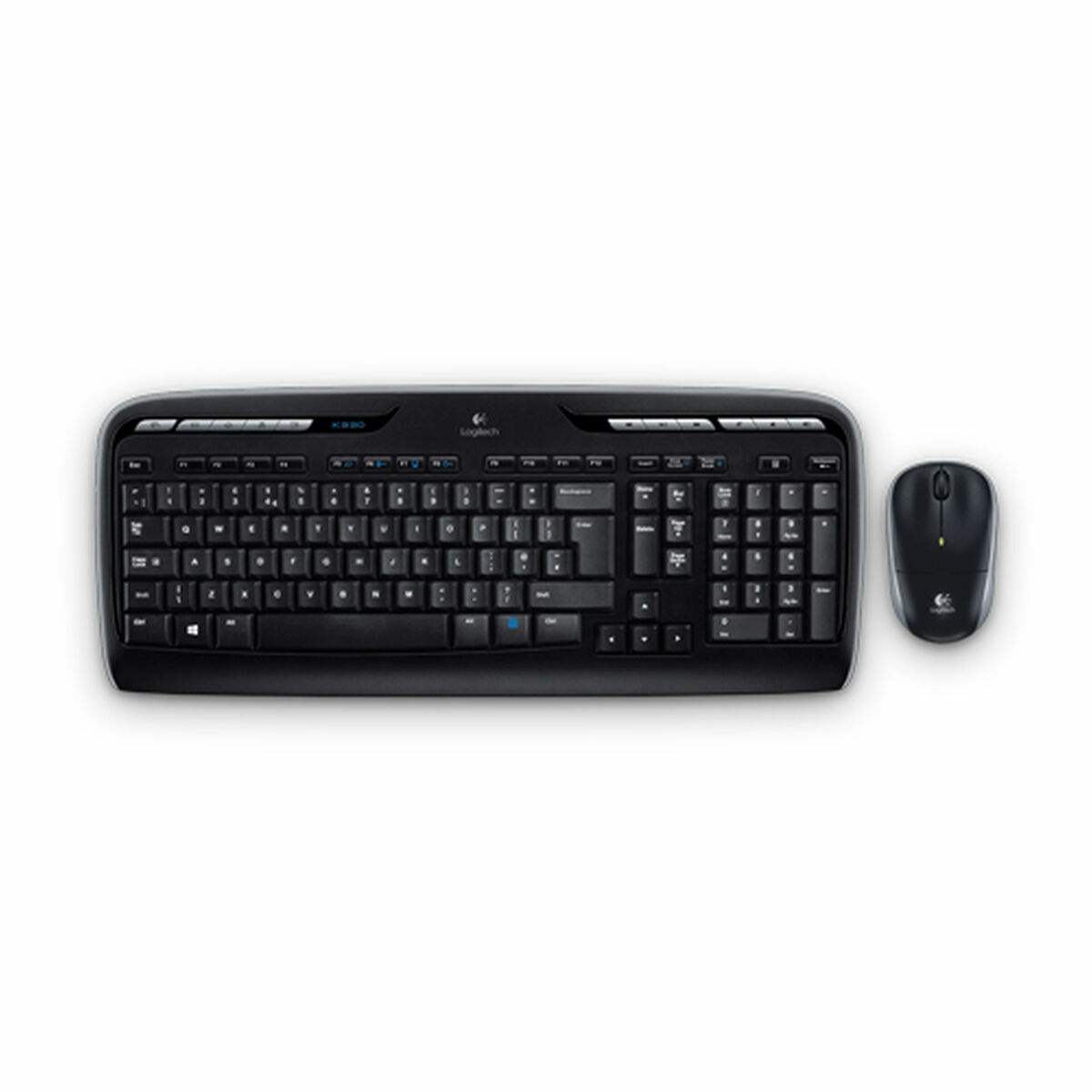 Keyboard and Mouse Logitech MK330 Black Spanish Qwerty