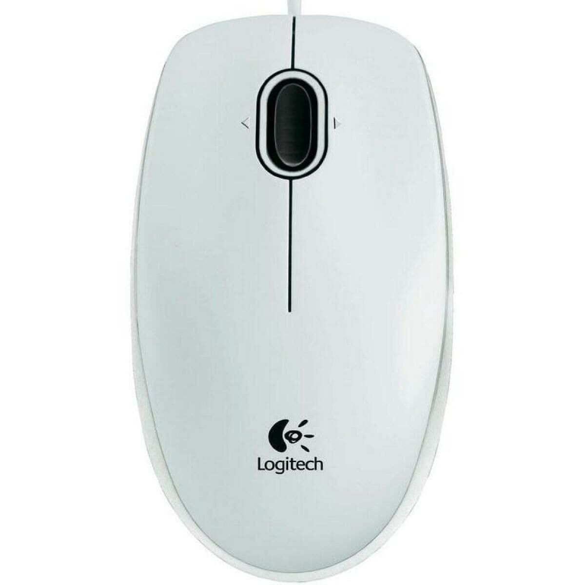 Optical mouse Logitech B100 White 800 dpi (1 Unit)
